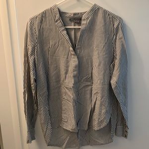 Vince tunic style button down shirt
